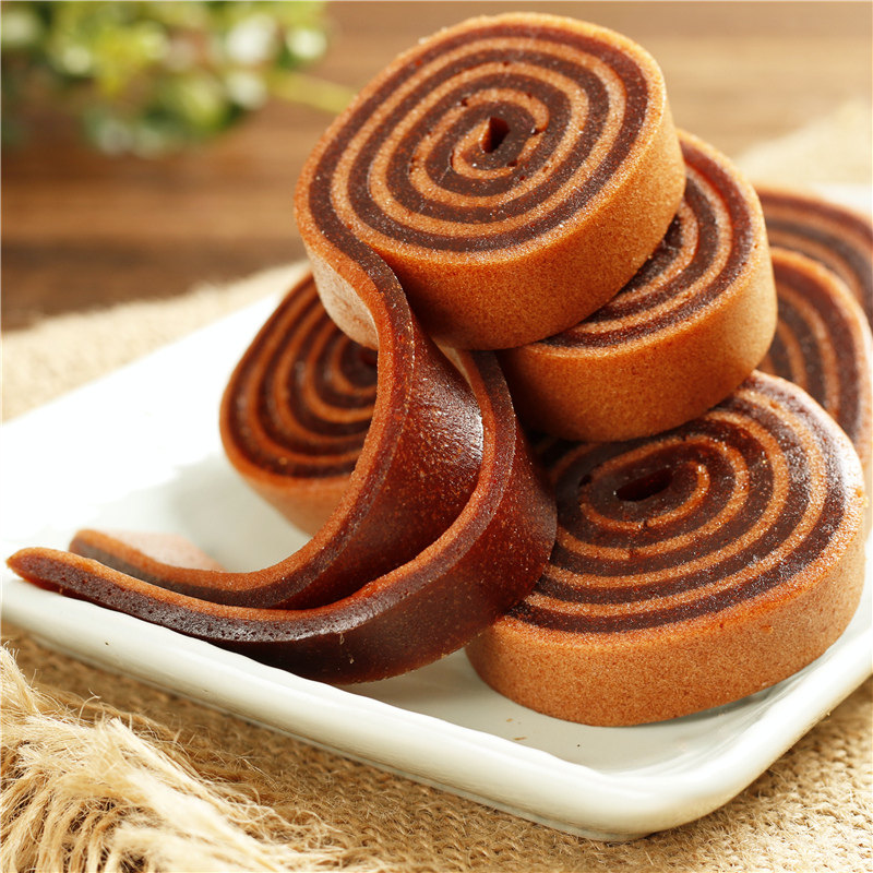 特产承德兴隆山楂片 野果王零食 山楂京卷果脯500g果丹皮儿童糖果