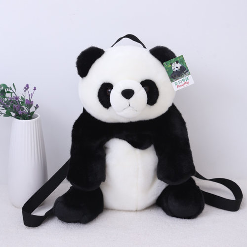 双肩包熊猫手拎包pandaway呆萌