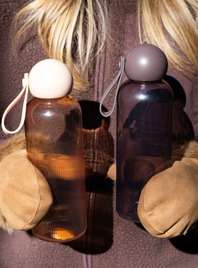 瑞典代购 Sagaform北欧极简塑料水杯运动健身冷水杯水瓶冷饮600ml