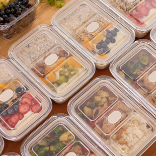 Prepara 按扣式Latchlok塑料保鲜盒冰箱收纳盒密封可微波午餐饭盒