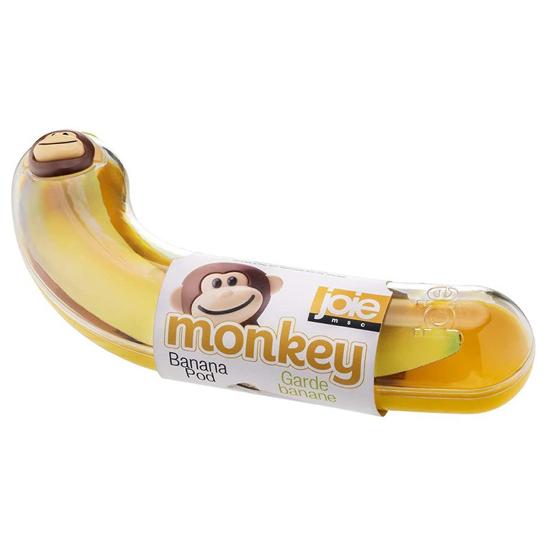 现货 加拿大joie 香蕉保鲜盒收纳盒小猴子香蕉保护盒子便携防挤压