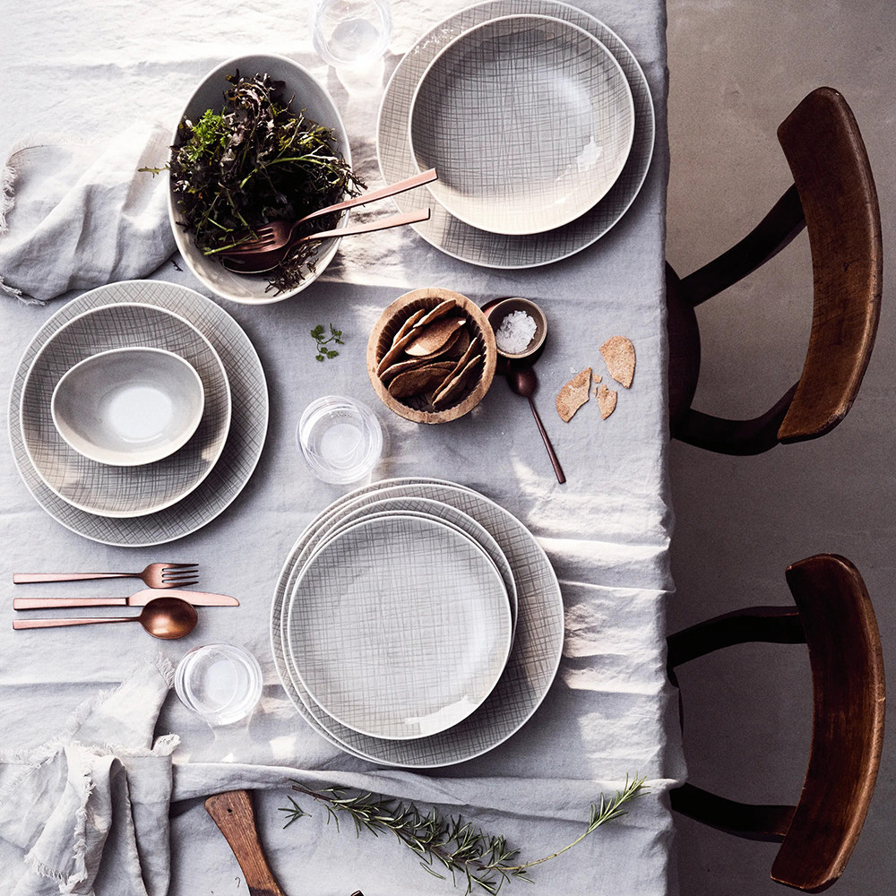 代购 Rosenthal德国产Mesh系列竹纹碟子大碗深盘子咖啡杯陶瓷餐具,餐饮具,盘,淘宝优惠券,粉丝福利购,淘宝优惠卷