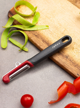 英国Zyliss蔬菜水果土豆削皮刀软皮果蔬西红柿刨皮刮皮刨子可旋转