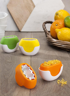 美国 Microplane 柠檬皮屑奶酪擦丝刨屑器磨泥器带收纳生姜研磨