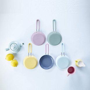 美国 GreenPan 家用迷你小平底锅早餐煎蛋锅不粘陶瓷涂层可用烤箱