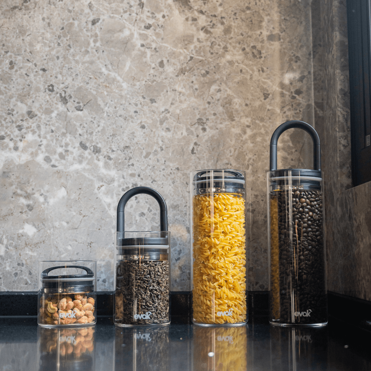 美国密封真空阀玻璃保鲜盒收纳罐