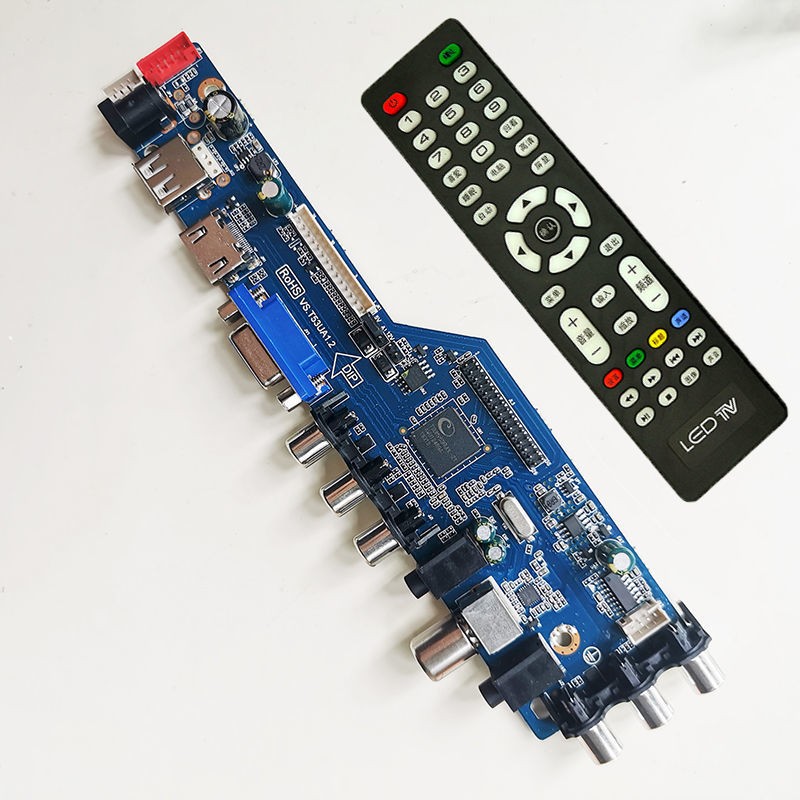 全新原装VS.T53UA3.2 CV56XL-F通用VS.T53UA1.2电视主板双AV接口