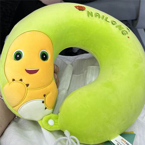 正版奶龙u型枕护颈枕飞机脖枕靠枕颈椎头枕学生旅行睡觉u形枕头
