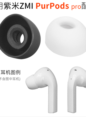 适用紫米PurPods真无线蓝牙耳机 耳塞套 Pro 硅胶耳帽TW101ZM配件