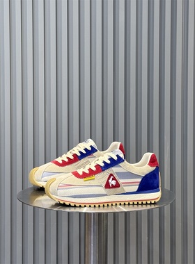 欧式公鸡男鞋2025新款秋季透气布面慢跑阿甘鞋拼色百搭休闲板鞋男