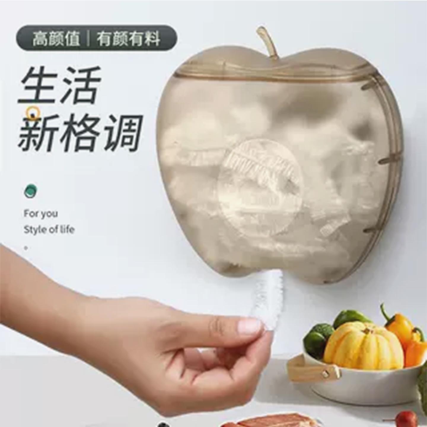 壁挂抽取式保鲜膜收纳盒