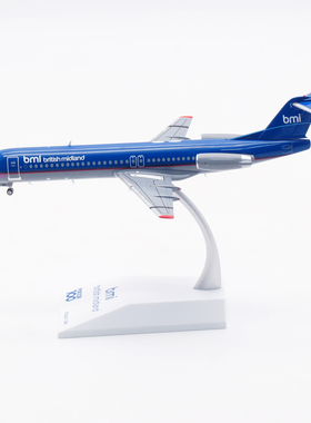 JC Wings 1:200 英伦航空 Fokker 福克100 G-BXWF 合金 飞机模型