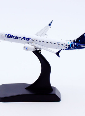 JC Wings 1:400 Blue Air 波音 B737-8MAX YR-MXE 合金 飞机模型