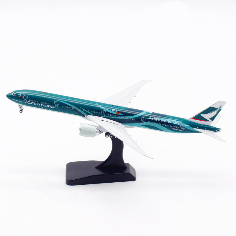 aviation 1:400 国泰航空 b777-300er b-kpf 亚洲都会 飞机模型