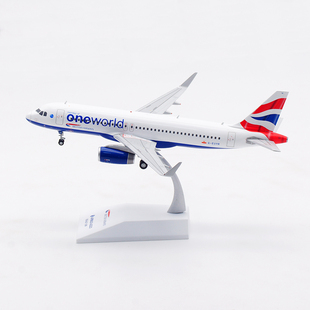 JC Wings 1:200 英国航空 空客A320 G-EUYR 寰宇一家合金飞机模型