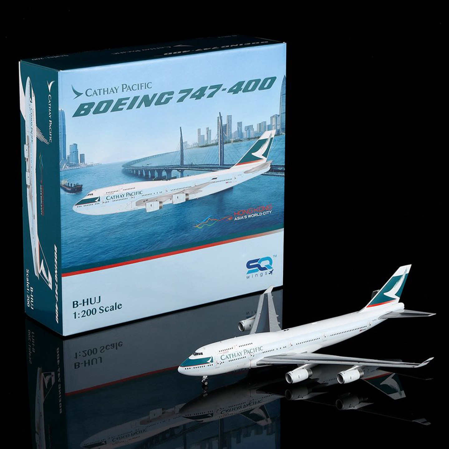 SQWings波音B747-400合金