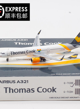 JC Wings 1:400 英国托马斯库克航空 A321 G-TCDE 合金 飞机模型
