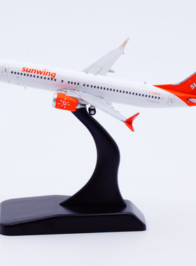 JC Wings 1:400 加拿大阳翼航空 B737MAX8 C-FMXA 合金 飞机模型