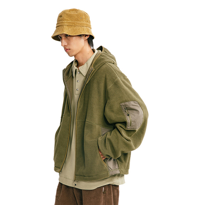 超好看摇粒绒外套女2025新款户外运动徒步爬山连帽卫衣内搭打底衫