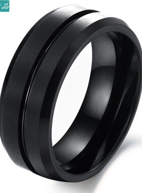 men tungsten steel ring 钛钢戒指男士指环 jewelry rings male