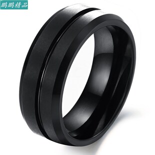 men tungsten steel ring 钛钢戒指男士指环 jewelry rings male