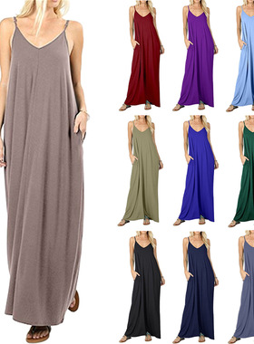 Women Summer Party Beach Long Maxi Dress Sexy Dress ladys 新