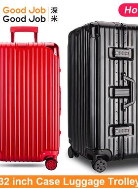Large Suitcase Big Travel Bag 32 inch Case Luggage Trolley
