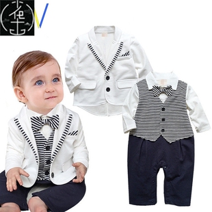 children kids clothes set Newborn boy baby Gentleman dress