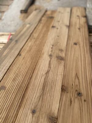 老杉木拉丝板，纹理清晰，老松复古装饰