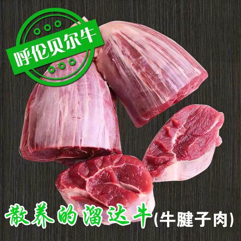 蒙贝牧场牛肉腱子牛排元宝肉内蒙古呼伦贝尔产地散养真空速冻原切