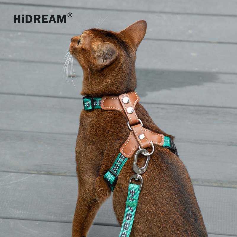 hidream宠物猫咪胸背工字型溜猫牵引绳防挣脱外出专用图片