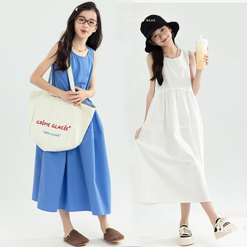 女童背心连衣裙夏季新款