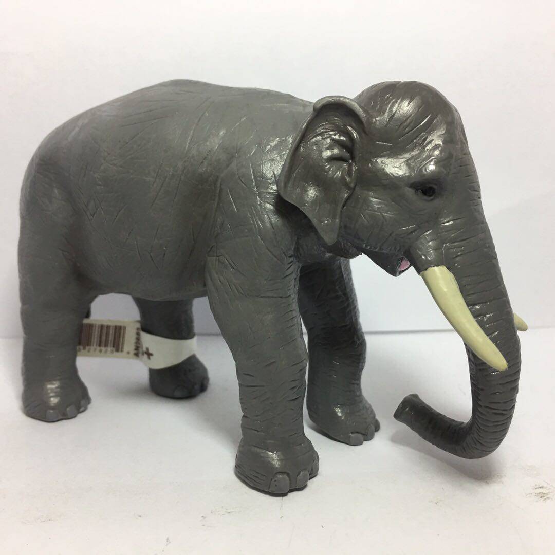 TERRA BY BATTAT 시뮬레이션 야생 동물 모델 어린이 장난감 남성 아시아 코끼리