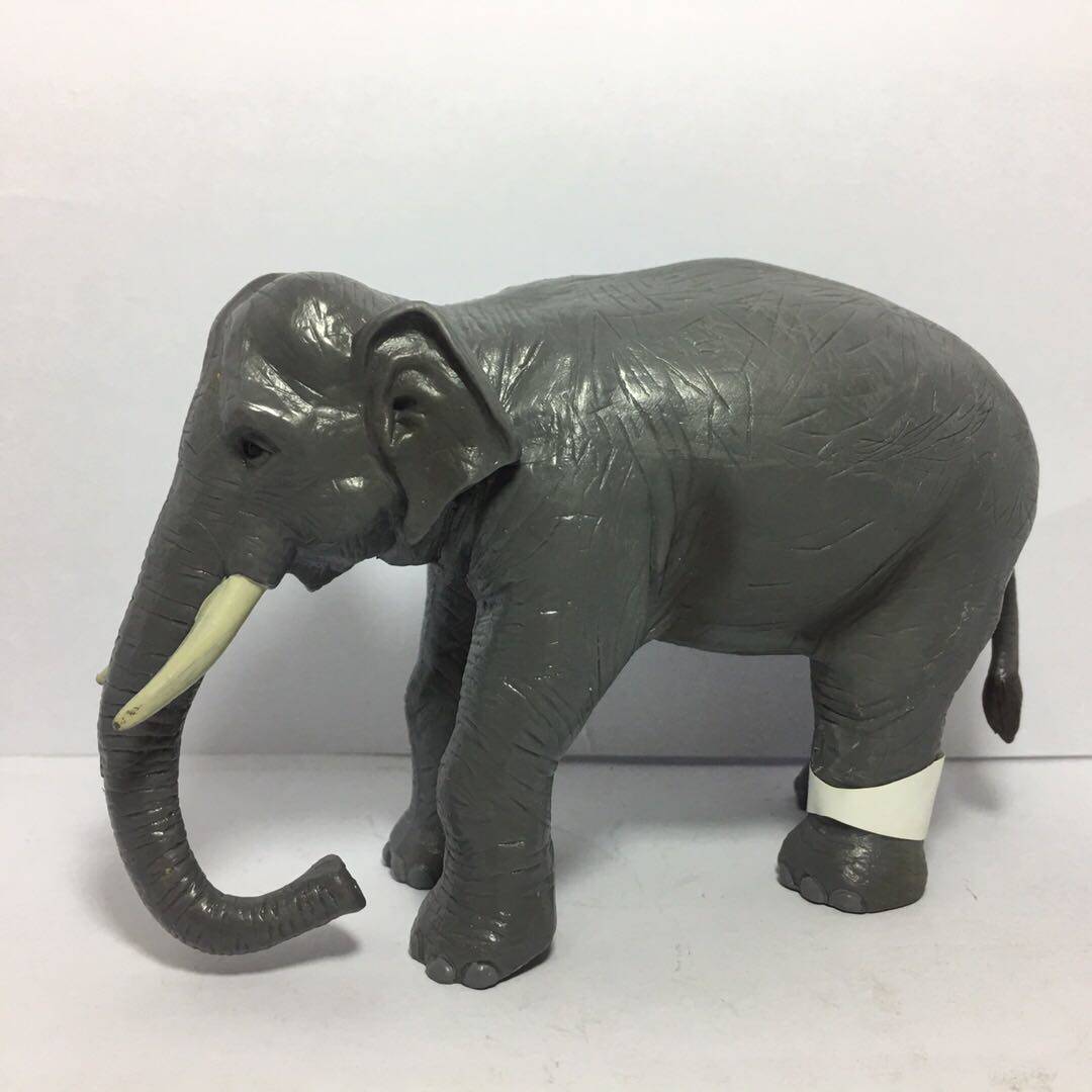 TERRA BY BATTAT 시뮬레이션 야생 동물 모델 어린이 장난감 남성 아시아 코끼리