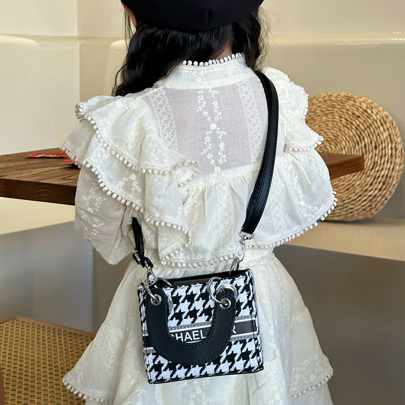 女童洋气手提小方包时尚斜挎包