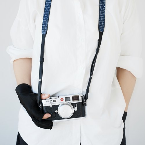 camin相机背带肩带斜挎带牛仔款