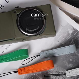 GR3X cam GR3 swift牛皮相机指环带适用理光GR4 HDF手指皮挂带