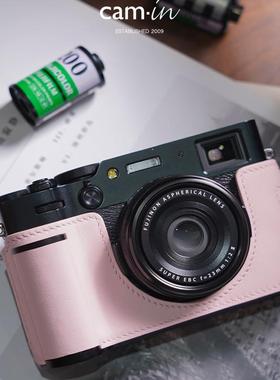 camin swift真皮手工富士x100vi相机皮套手柄保护套底座x100六代