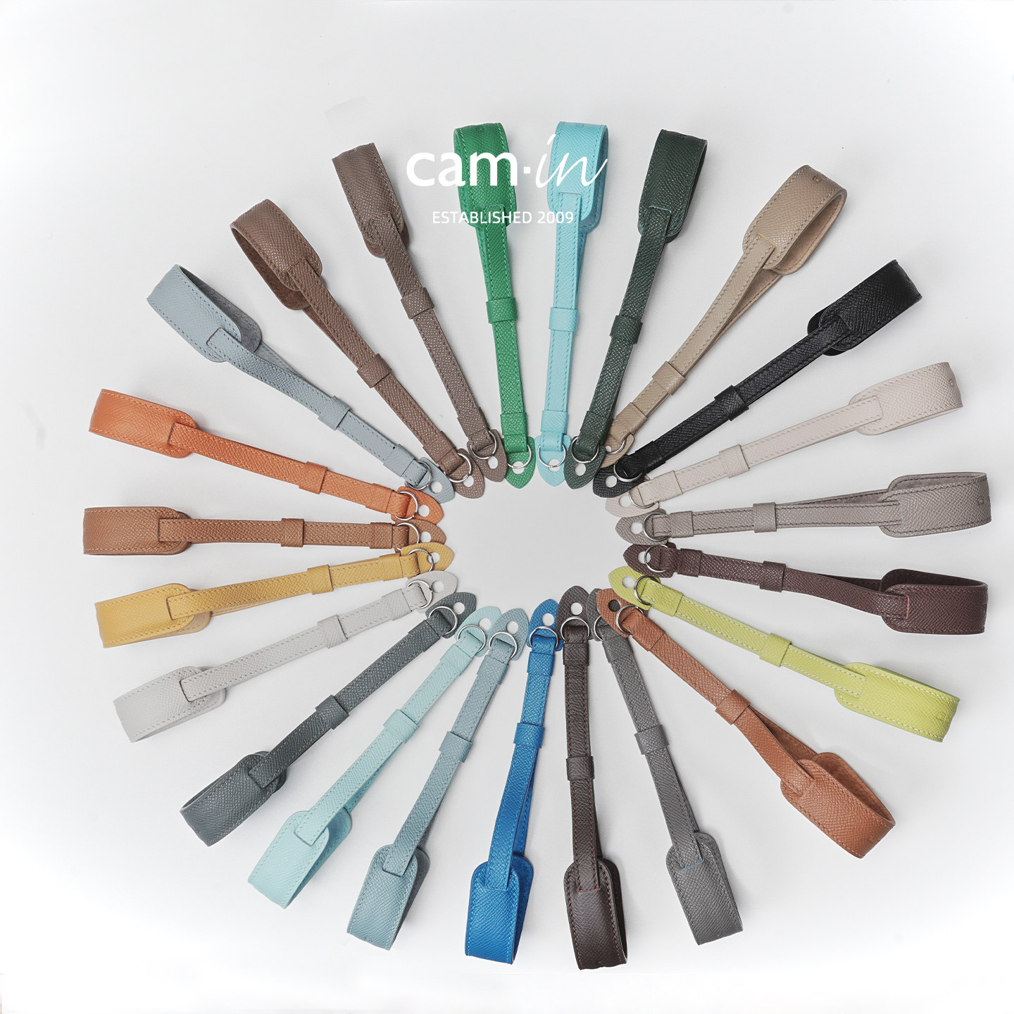 cam-in意大利真皮牛皮相机手腕带适用富士x100vi徕卡相机腕带挂绳