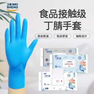 纹绣丁晴手套纹眉漂唇美甲一次性美容院工具用品家用PVC橡胶手套