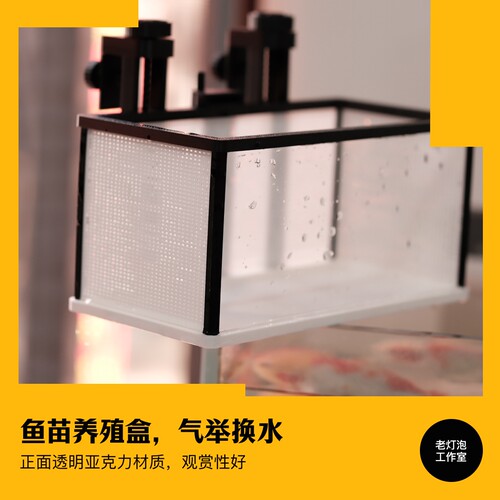 老灯泡工作室鱼苗养殖盒隔离盒