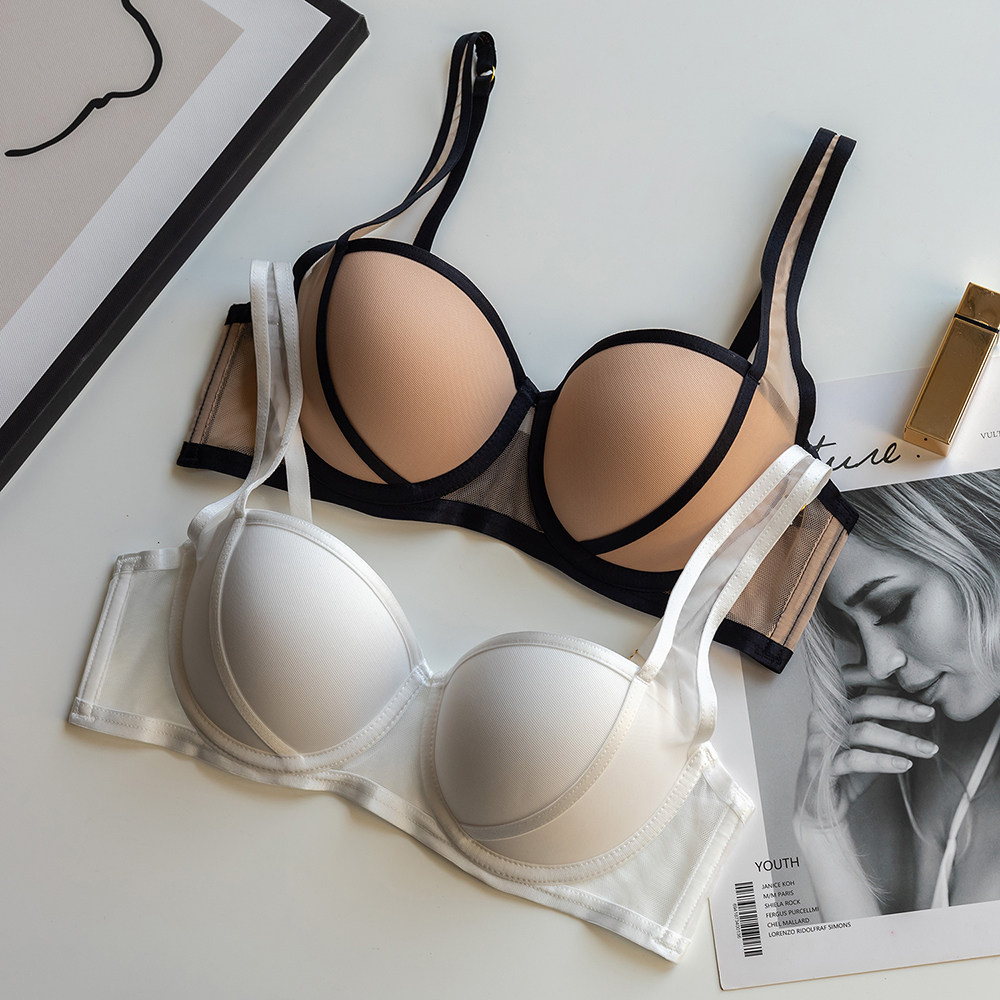 维多利亚蝴蝶杯聚拢内衣女士小胸显大收副乳防下垂调整型胸罩文胸