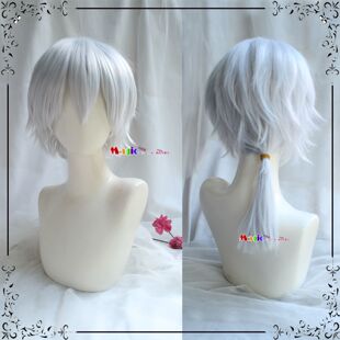 COS假发 阿达希尔 明日方舟 终末地 管理员 cos假发 银色拖马尾