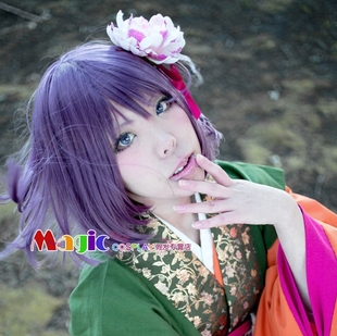 cos假发 玩偶对对碰 安琪拉 海扁王 超杀女 稗田阿求 紫色假毛