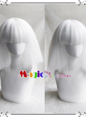 鬼灭之刃 产屋敷辉利哉 产屋敷雏衣 cos假发 引路人 黑/白色 现货