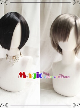 cosplay假发 里昂 生化危机 Ada Wong艾达王 日本本田菊 志村新八