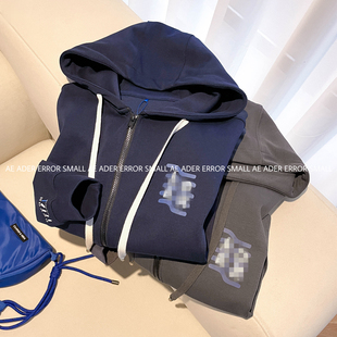 ader error small秋季卫衣周年限定字母刺绣开衫宽松男女外套上衣