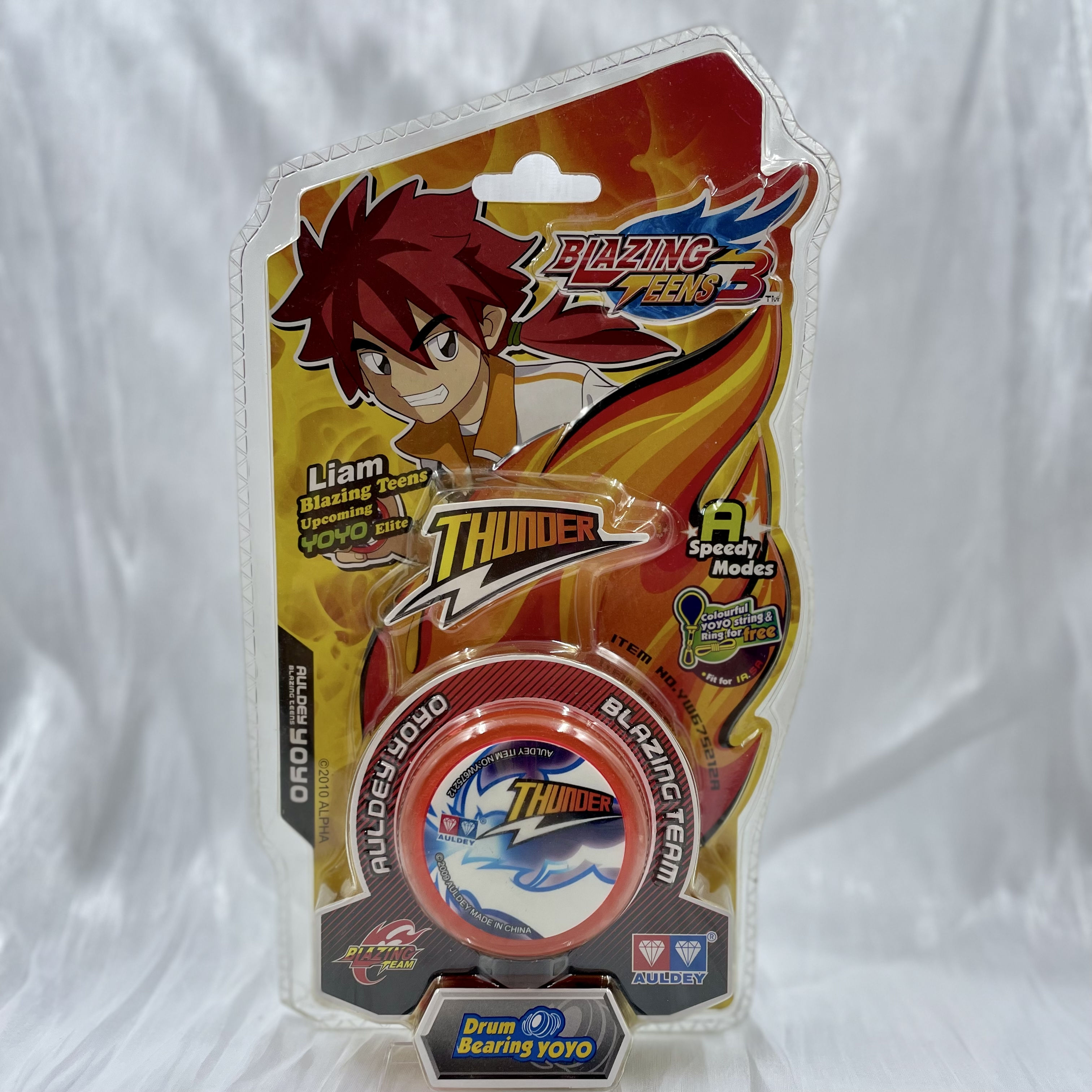 auldey奥迪双钻火力少年王雷霆a海外版悠悠溜溜球童年玩具死睡眠