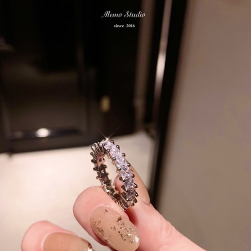 方糖钻戒指不掉色气质大牌