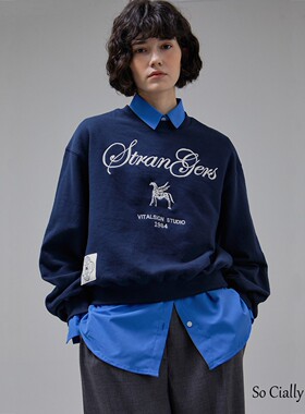 So Cially | VITALSIGN 23冬韩国设计师品牌卫衣圆领套头